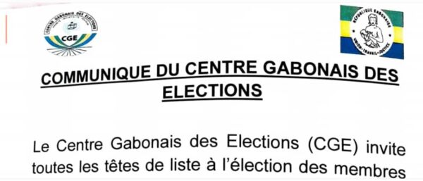 Communiqué du Centre gabonais des élections (à l’attention des candidats à la présidentielle)