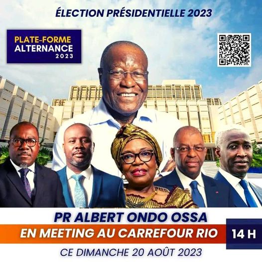 Gabon : « A2O » et les autres leaders d’Alternance 2023 à Rio ce dimanche