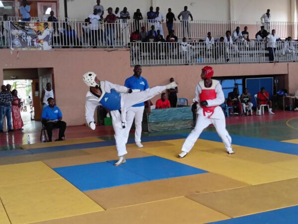 En manque de compétitions les taekwondoïstes valorisent leur art martial à Port-Gentil 